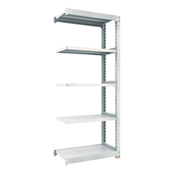 ＴＲＵＳＣＯ スチールラック Ｍ3型中量棚 900×471×2100mm 5段 連結 ネオグレー M37355B
