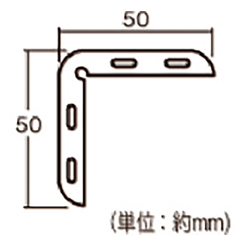 光 Ｌ型プロテクター テープ付 KLPG456