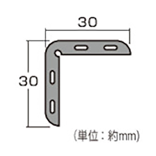 光 Ｌ型プロテクター テープ付 KLPG934