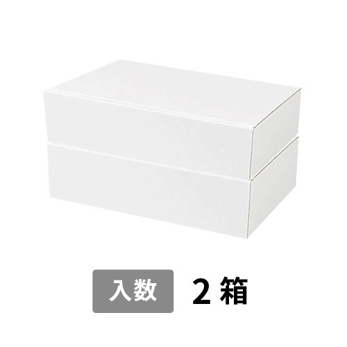 【宅配60サイズ】小箱ぴったり梱包用ダンボール箱［WBOX-01・2箱］（233×171×138mm）3mm B/F C5×C5