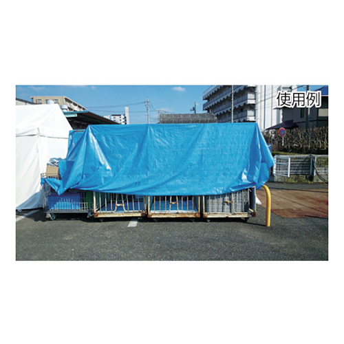 ユタカメイク 薄手ブルーシート 3.6×5.4ｍ BSMK