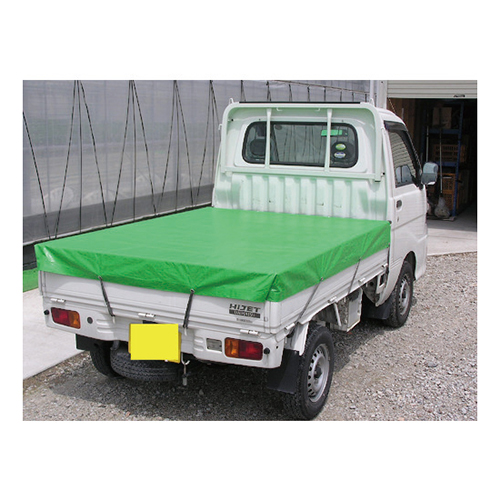 ユタカメイク ＰＥ軽トラックシート 1.8×2.1m グリーン B112