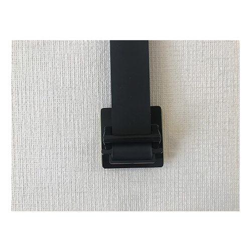 ＴＲＵＳＣＯ 地震対策 転倒防止ゴムベルト 42×190mm ブラック（2本入） FPRBBK
