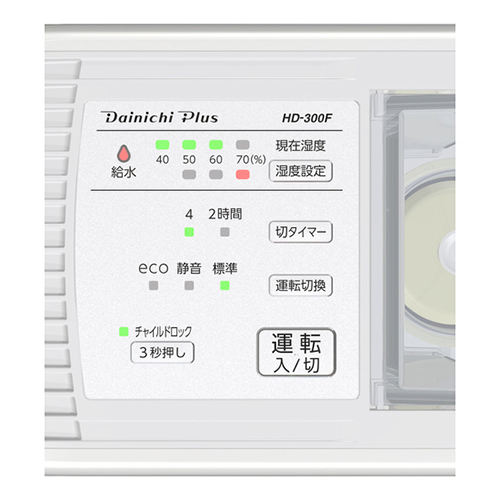 Dainichi Plus HD-500F(W) WHITE 加湿器