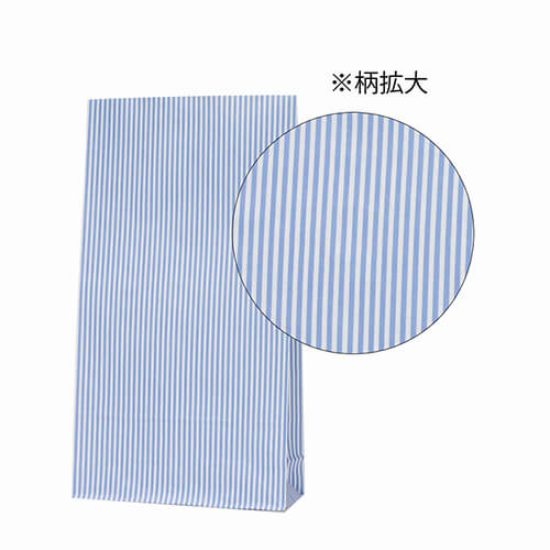 角底袋（モノストライプ B・幅210×マチ80×高385mm)