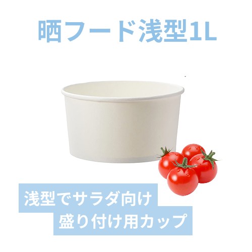 HEIKO 食品容器 晒フードカップPP 浅型 1000ml 150口径 25個