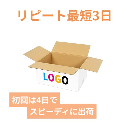 【ロゴ印刷・フルカラー・3面】宅配80サイズ 佐川エクスプレスBOX（白・Mサイズ）