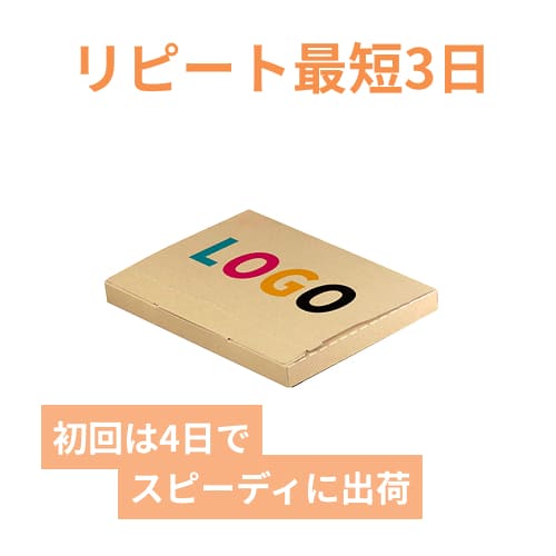 【ロゴ印刷・フルカラー】厚さ3cm・ジッパー付きケース（A4サイズ・シャツ用）