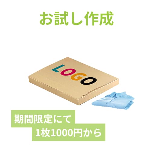 【ロゴ印刷・フルカラー】厚さ3cm・ジッパー付きケース（A4サイズ・シャツ用）