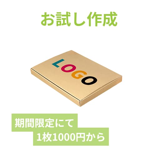 【ロゴ印刷・フルカラー】厚さ3cm・N式ケース（A4サイズ・シャツ用）