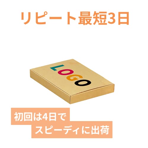 【ロゴ印刷・フルカラー】厚さ3cm・N式ケース（A5サイズ）