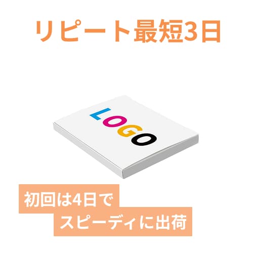 【ロゴ印刷・フルカラー】厚さ2.5cm・N式ケース（白・A4サイズ）