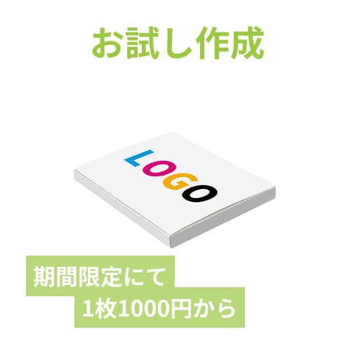【ロゴ印刷・フルカラー】厚さ2.5cm・N式ケース（白・A4サイズ）
