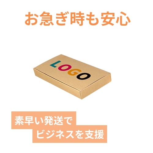 【ロゴ印刷・フルカラー】厚さ3cm・N式ケース（ネコポス最小）