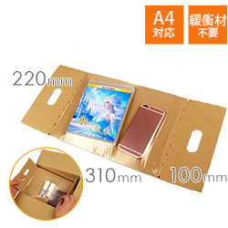 宅配120サイズ】収納・保管用ダンボール箱（持ち手穴付き