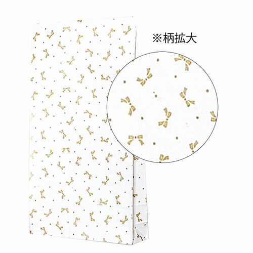 角底袋（リボン・金・幅90×マチ50×高175mm)