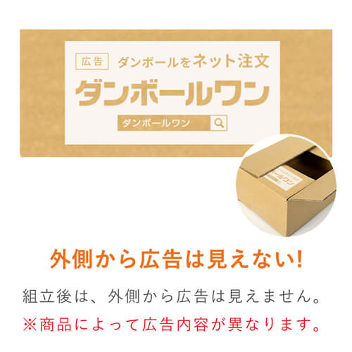 【広告入】宅配100サイズ　定番段ボール箱