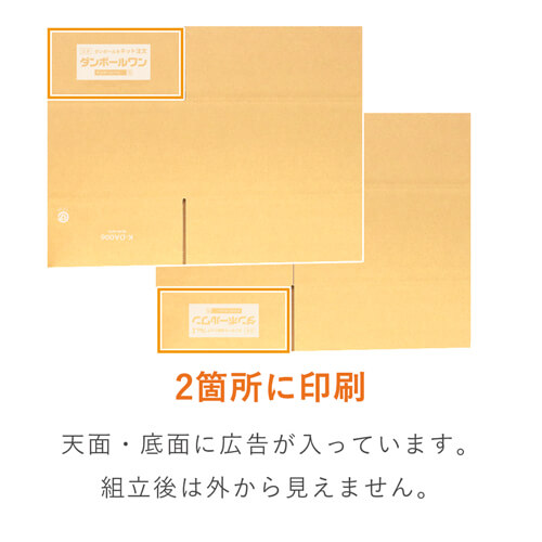 【広告入】宅配100サイズ　定番段ボール箱