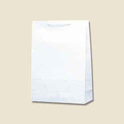 手提げ紙袋（白・口折PP紐・幅320×マチ115×高さ450mm）