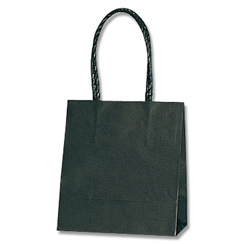 手提げ紙袋（黒・口折丸紐・幅150×マチ80×高さ165mm）