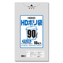 HDポリ袋 #02 90L ナチュラル