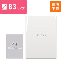 【特別価格】ポリエチレン規格袋 18号 (幅380×高さ530mm) 0.03mm厚