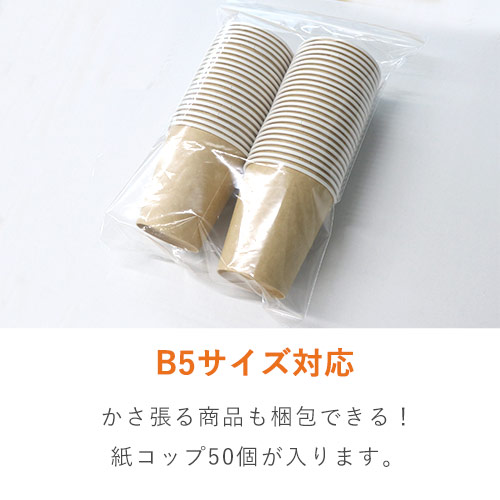 【特別価格】 チャック付きポリ袋 B5サイズ 0.04mm厚 (幅200×高さ280mm)