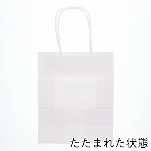 手提げ紙袋（白・丸紐・幅200×マチ90×高さ240mm）