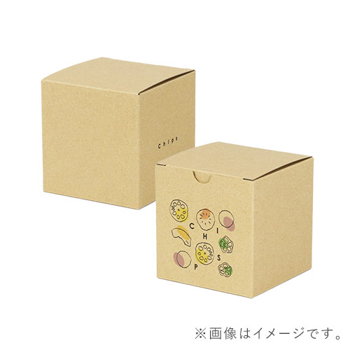 【ロゴ印刷・フルカラー・2面印刷】小物用ケース（15cm立方体）