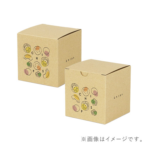 【ロゴ印刷・フルカラー・4面印刷】小物用ケース（15cm立方体）
