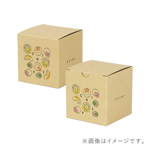 【ロゴ印刷・フルカラー・4面印刷】小物用ケース（165×165×105mm）