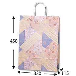手提げ紙袋（ツヅレ・口折丸紐・幅320×マチ115×高さ450mm）