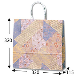 手提げ紙袋（ツヅレ・口折丸紐・幅320×マチ115×高さ320mm）
