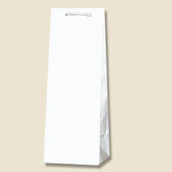 手提げ紙袋（白・口折PP紐・幅170×マチ160×高さ475mm）