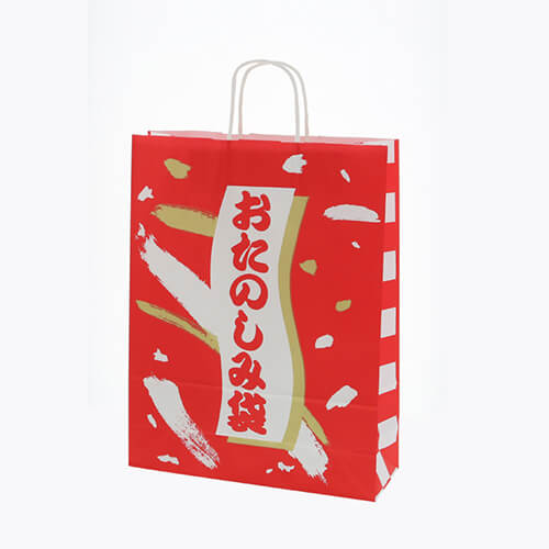 手提げ紙袋（おたのしみ袋・丸紐・幅320×マチ115×高さ410mm）