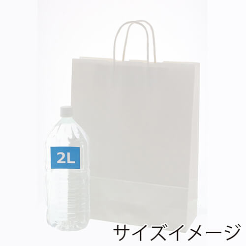 手提げ紙袋（白・丸紐・幅320×マチ115×高さ410mm）