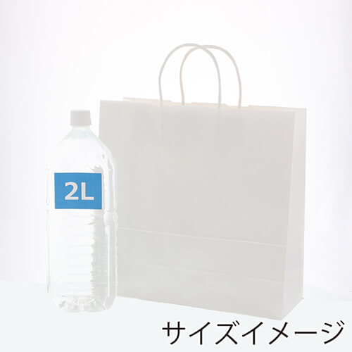 手提げ紙袋（白（片艶）・丸紐・幅320×マチ115×高さ310mm）
