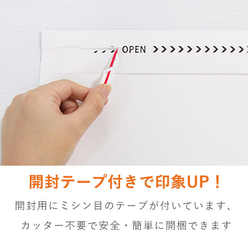 クッション封筒（しっかりタイプ）白 ※A4不可