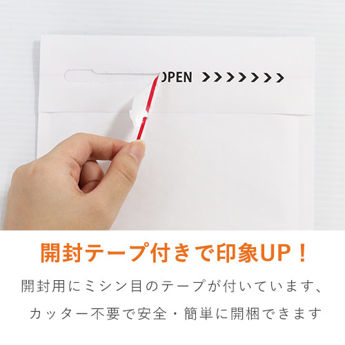 クッション封筒（しっかりタイプ）白・DVDサイズ