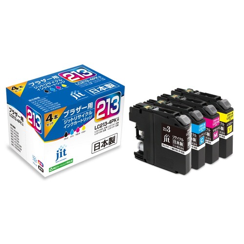 ブラザー brother LC213-4PK 4色セット 互換 リサイクルインクカートリッジ