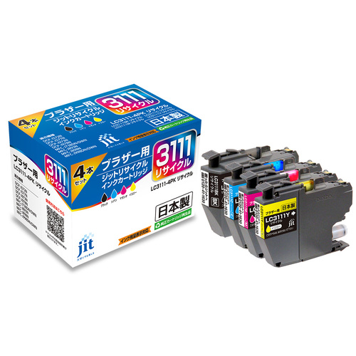 ブラザー brother LC3111-4PK 4色セット 互換 リサイクルインクカートリッジ