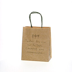 手提げ紙袋（ナテュール・丸紐・幅210×マチ120×高さ250mm）