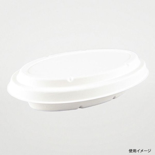 パックスタイル PS ABバガス カレー容器 C-2 共蓋 蓋 白色