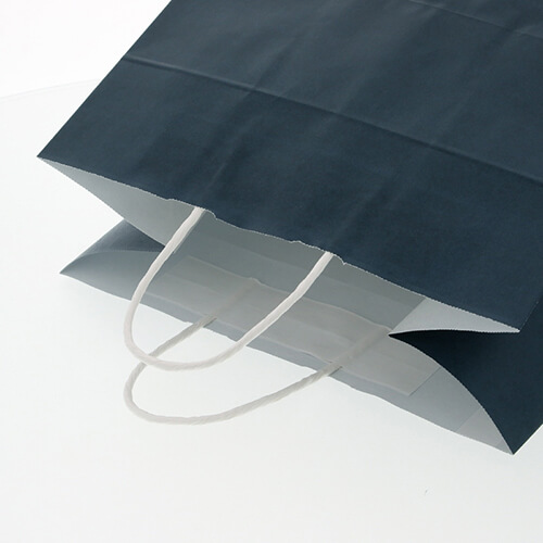 手提げ紙袋（藍・丸紐・幅320×マチ200×高さ290mm）