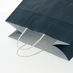 手提げ紙袋（藍・丸紐・幅320×マチ200×高さ290mm）