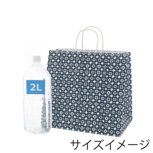 【廃番商品】手提げ紙袋（古銭・丸紐・幅340×マチ220×高さ320mm）
