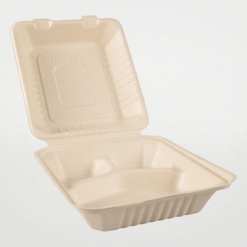パックスタイル バガス容器 BBランチ 200-220-3（5枚入）