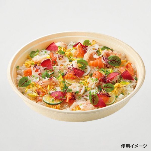 パックスタイル バガス容器 BB丸桶 6 ラミ 398φ×45H