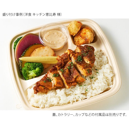パックスタイル バガス容器 BB弁当 N23-23B ラミ