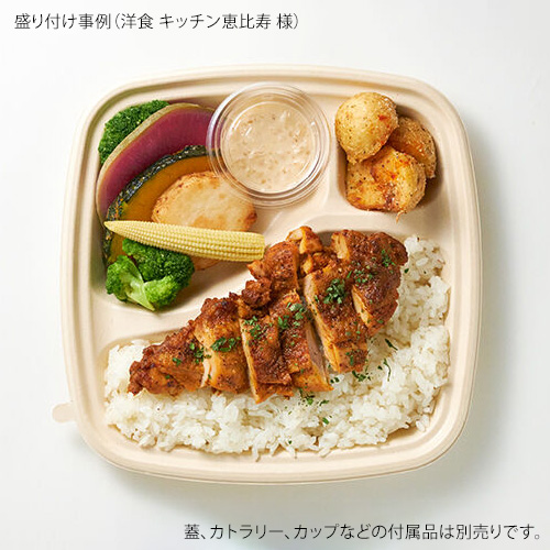 パックスタイル バガス容器 BB弁当 N23-23B ラミ